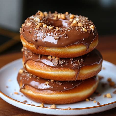 Donuts frits dorés dans une poêle