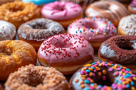 Assortiment de donuts décorés