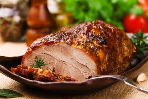un rôti de porc