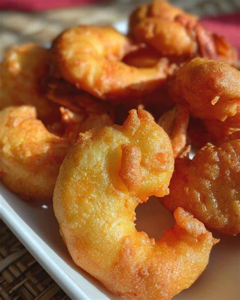 illustration beignets crevettes épicés