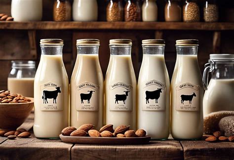 Comparaison calorique de différents types de lait