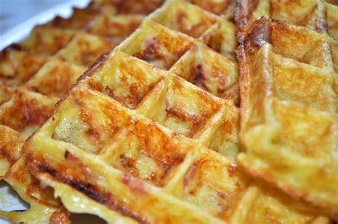 Gaufres de pommes de terre détaillées