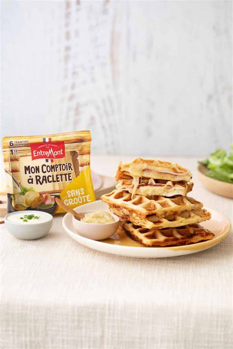 Schéma de montage gaufre jambon roquette