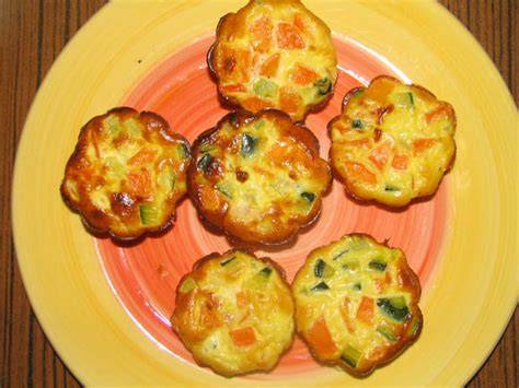 illustration d'un plat individuel de flans légumes