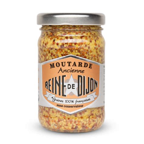 Plat de moutarde en grains à l'ancienne