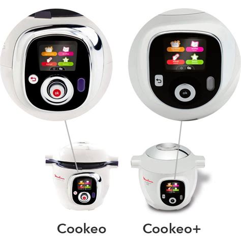 Copie d’écran interface Cookeo USB et menus