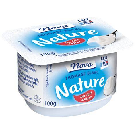 fromage blanc au lait de chèvre infographie