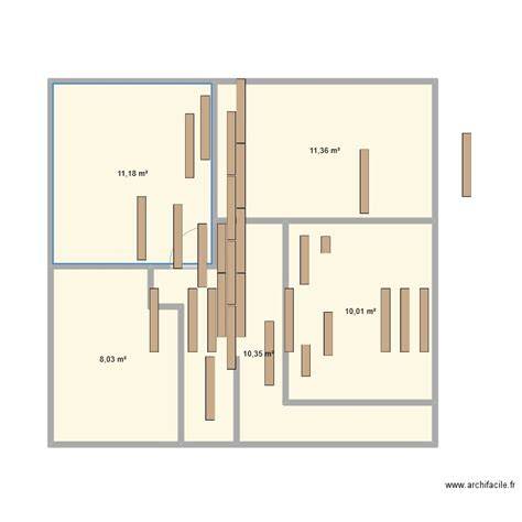 plan de calepinage et implantation du plancher