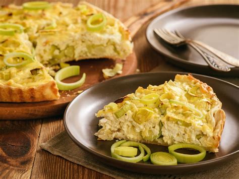 illustration quiche aux poireaux Marmiton