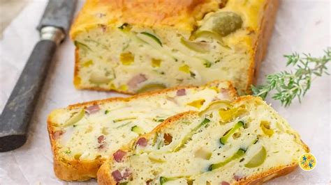 Ingrédients pour un cake salé