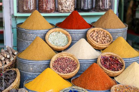 Assortiment d'épices marocaines