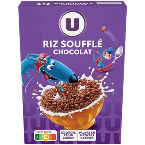 Grains de riz soufflé enrobés de chocolat