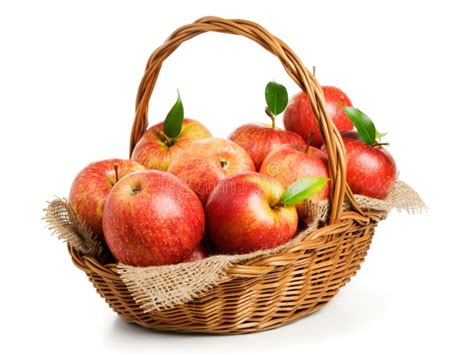 Pommes fraîches dans un panier