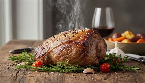 Infographie: Guide de cuisson du rôti de veau rosé