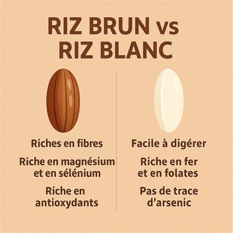 Infographie: Comparaison nutritionnelle Ragi vs riz et blé