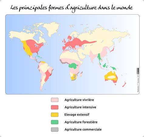 Carte montrant les principales zones de culture du ragi