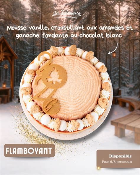 Croustillant chocolat blanc posé sur biscuit