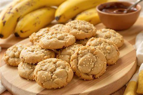 bananes caramélisées et biscuits imbibés