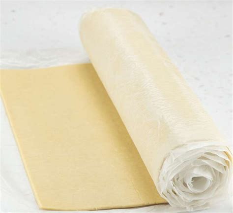 Pâte feuilletée étalée