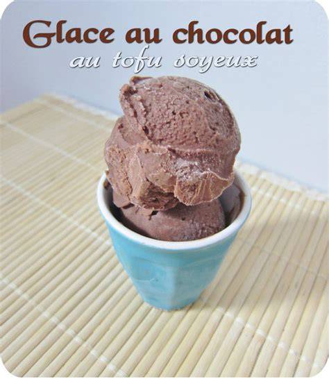 glace au tofu soyeux et chocolat