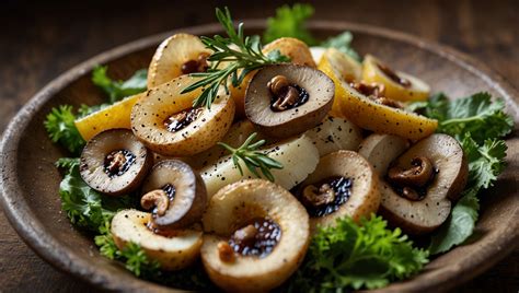 bol de champignons de Paris crus