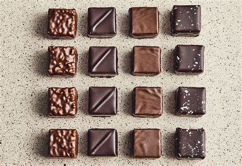 Chocolats pralinés variés