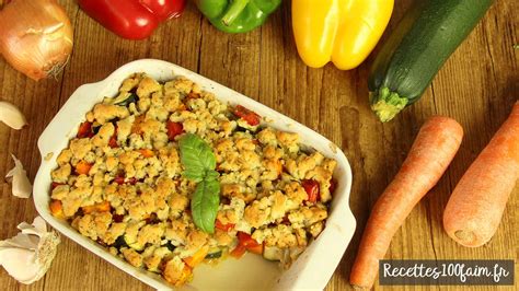 Crumble salé aux légumes