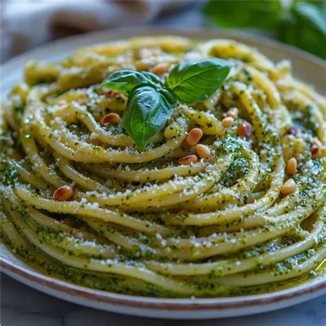 Cuisson des pâtes et ajout du pesto dans une poêle