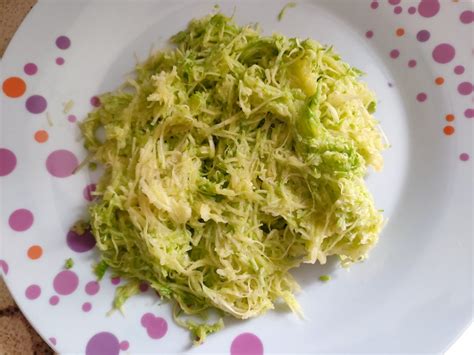 Courgette râpée finement
