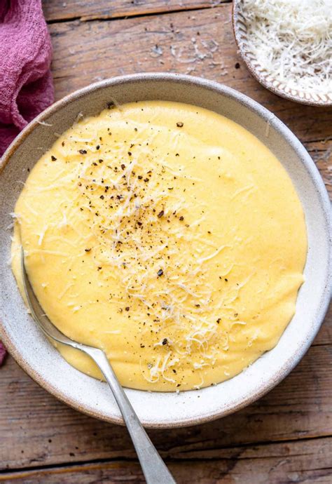 Illustration de la polenta crémeuse