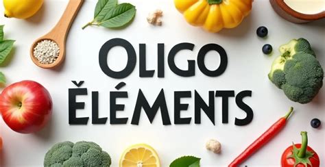 Infographie simplifiée montrant les rôles des oligo-éléments dans le corps humain