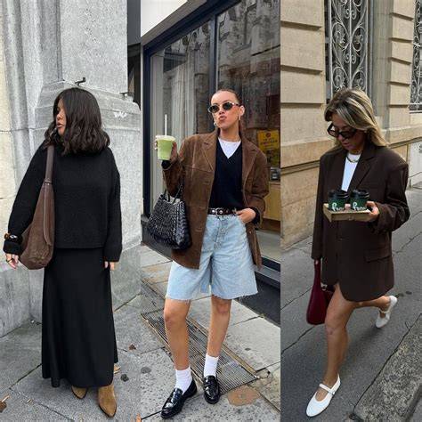 image tendance marron chocolat sur défilés et rues