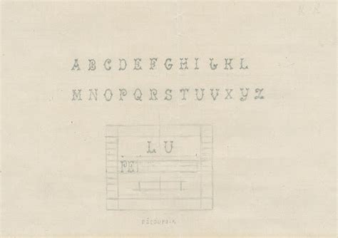 Dessin du découpoir du Petit-Beurre avec son abécédaire (1886)