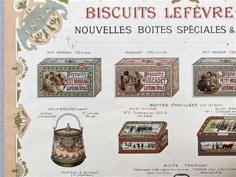 Affiche présentant une nouvelle gamme de boîtes illustrées (1898)