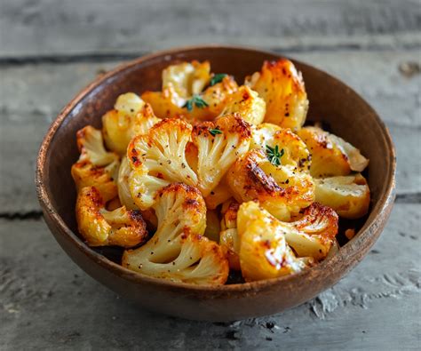 Chou-fleur rôti au four avec des épices