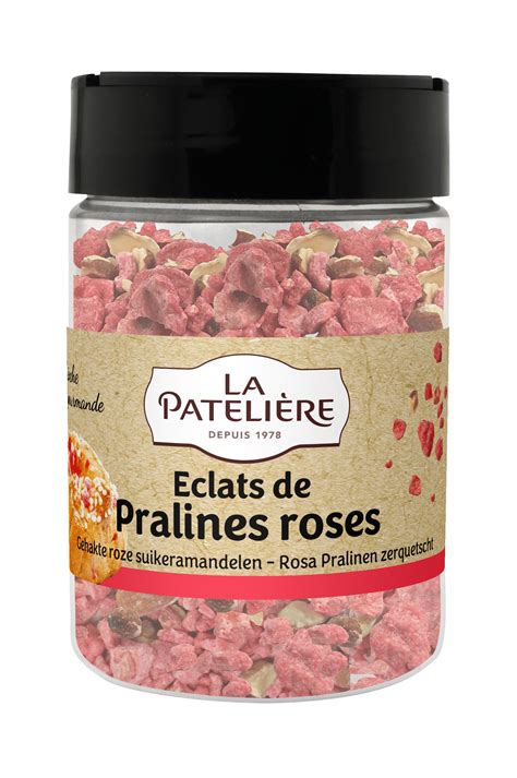 Pralines roses entières et concassées