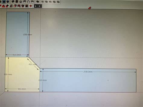 Plan de découpe en rectangles et barres