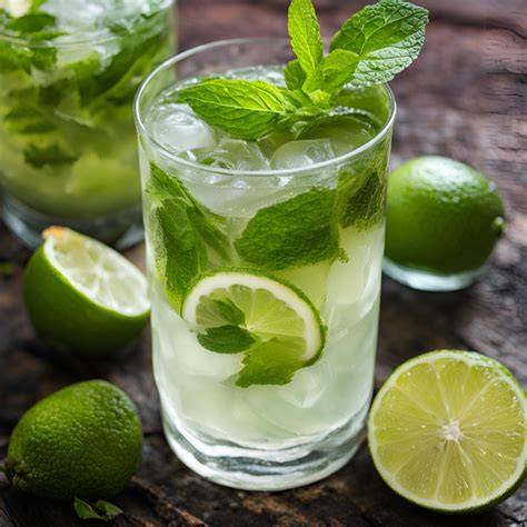 Visualisation du Mojito sans alcool: ingrédients et montage