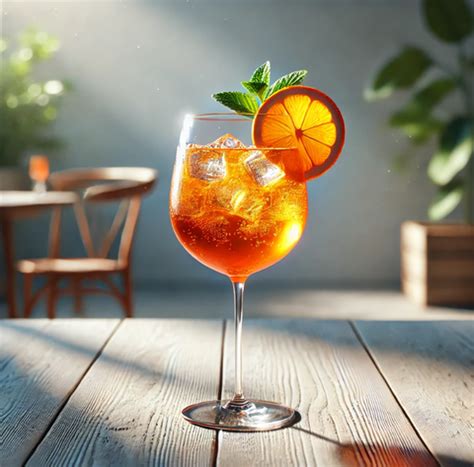 Spritz sans alcool avec orange et tonic