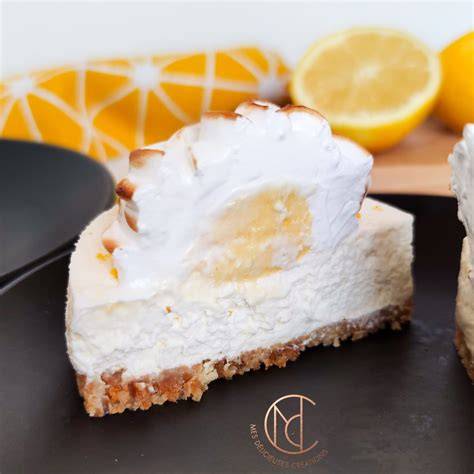 Schéma: cheesecake citron meringué étape par étape