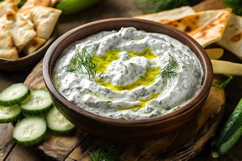 Bol de ricotta crémeuse avec concombre