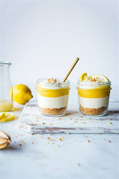 verrines cheesecake citron sans cuisson
