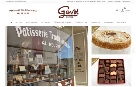 Façade de la Pâtisserie Chocolaterie Gavet à Pornic