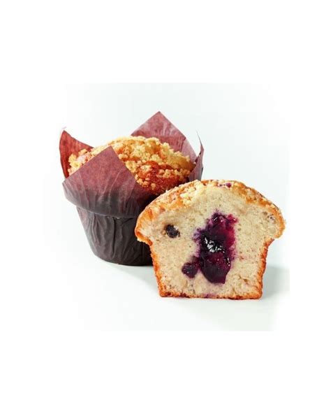 image muffins cassis caseille - fruits rouges et crumble