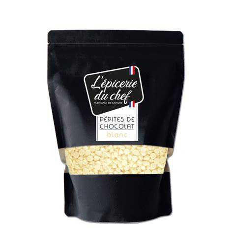 pépites chocolat blanc emballage 500g illustration