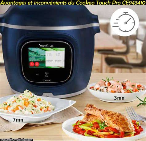 balance intégrée et design du Cookeo Touch Pro