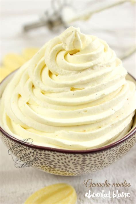 génoise et ganache chocolat blanc