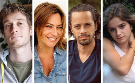 Photomontage des acteurs principaux de 