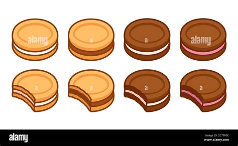 Une sélection de biscuits variés avec différentes garnitures