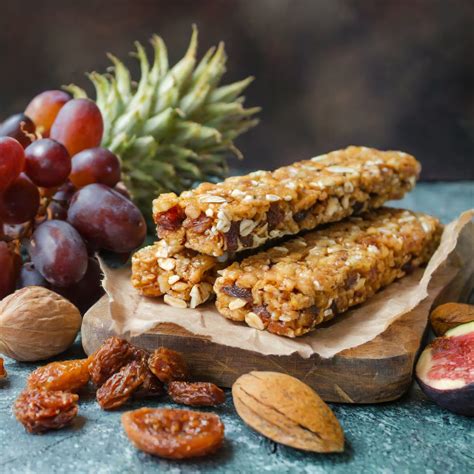 Ingrédients pour barres de céréales maison